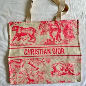 SOLD Christian Dior Dioriviera wicker tote bag